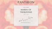 Maria of Trebizond Biography - Byzantine Empress consort | Pantheon