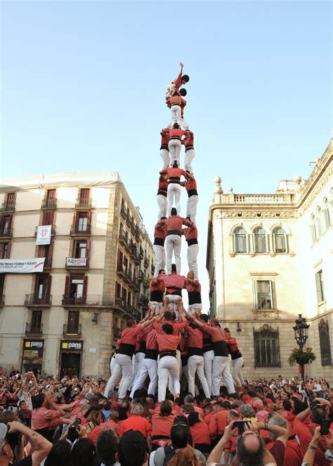 Barcelona 50è Aniversari Castellers De Barcelona Flickr