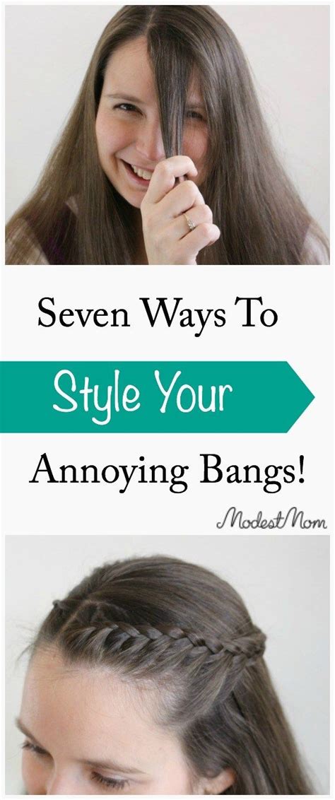 Unique Cute Ways To Tie Back Bangs For Long Hair Stunning And Glamour