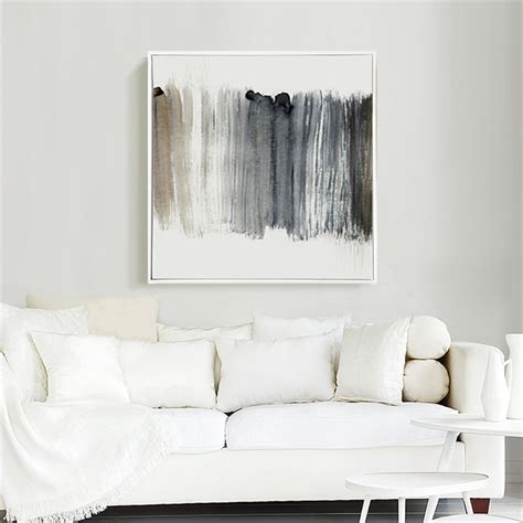 Modern Black White Colors Art Canvas Painting Abstract Oil