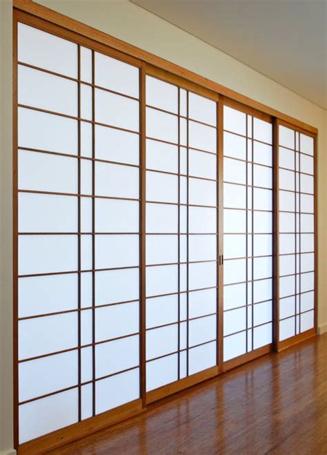 Custom Shoji Screen For Entertainment Room Japanese Sliding Doors