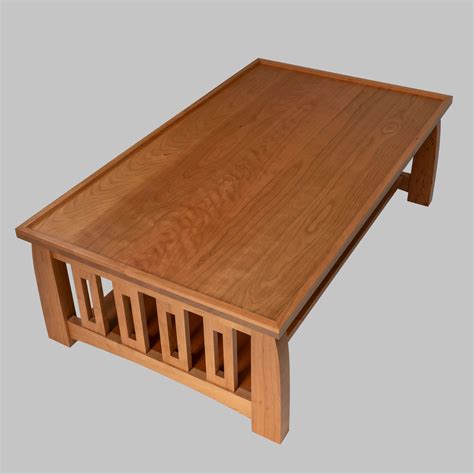 Custom Mission Style Coffee Table By Dovetails And Stitches