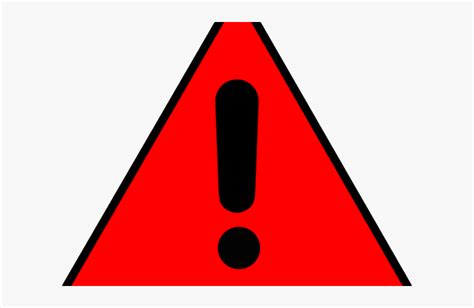 Danger Clipart Warning Sign Red Warning Clipart Hd Png Download