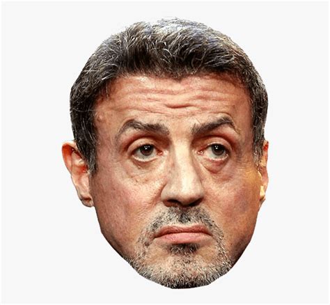 Sylvester Stallone Face Sylvester Stallone Cut Out Hd Png Download