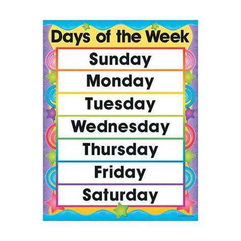 6 Best Images Of Large Day Of The Week Printables 7 Days Of The Week