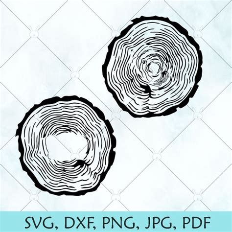 Wood Slice Svg Sliced Wood Svg Wood Grain Vector Wood Etsy