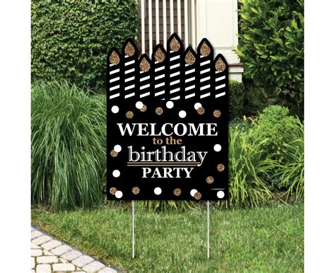 Adult Happy Birthday Gold Party Decorations Birthday Party