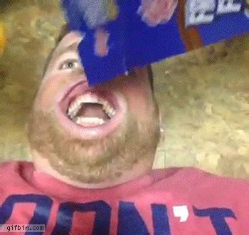 Cereal Bowl Mouth Best Funny Gifs Updated Daily