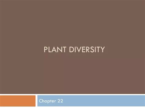Ppt Plant Diversity Powerpoint Presentation Free Download Id1561329