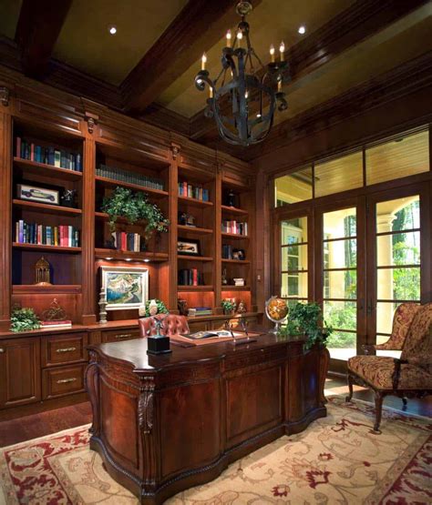 28 Dreamy Home Offices With Libraries For Creative Inspiration