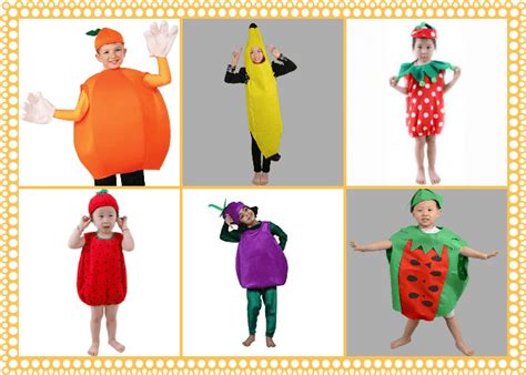Fancy Dress For Kids Fruits And Vegetables Pict Art