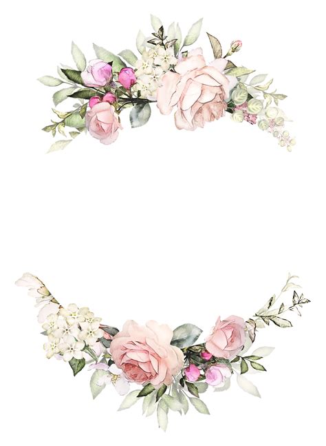 Desain Bunga Bunga Undangan Pernikahan Gambar Png - vrogue.co