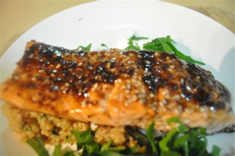 Reviewed by millions of home cooks. Oven Roasted Salmon With Balsamic Sauce Recipe - Genius ...