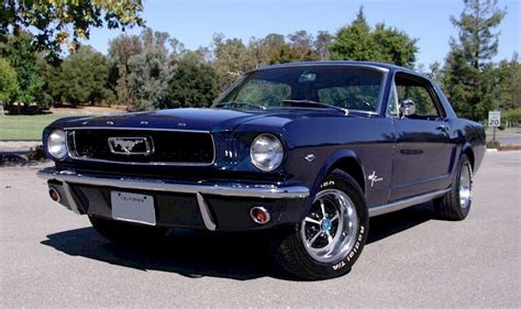Blue 1966 Ford Mustang Hardtop Photo Detail