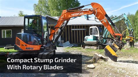 Stump Grinder K10 Stump Removing Stump Grinding With An Excavator