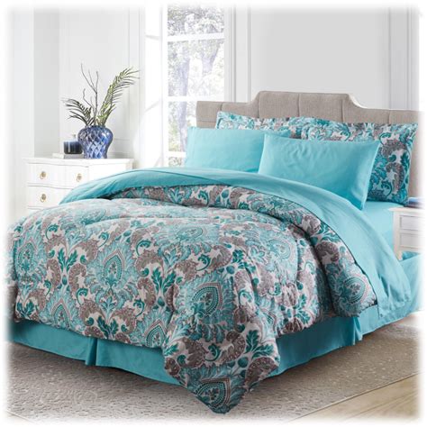 Sidedeal Bibb Home 8 Piece All Season Comforter Set Includes Sheets