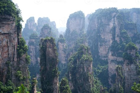 Mysterious Mountains Zhangjiajie Hunan Province In China 1320526