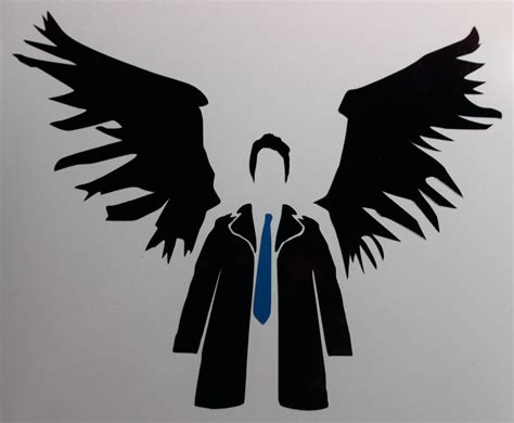Supernatural Castiel Decal By Allonsycreations On Etsy Supernatural