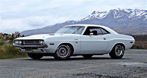 1970 Dodge Challenger White Muscle Cars Classic Cars Muscle Dodge