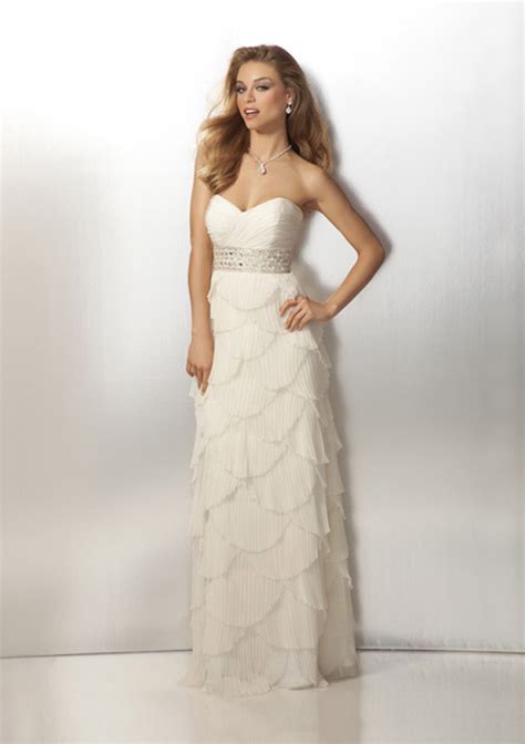 Romantic Strapless Sweetheart Floor Length Column Prom Dress With