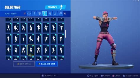 Fortnite Rose Team Leader Outfit Showcase With All Dances And Emotes