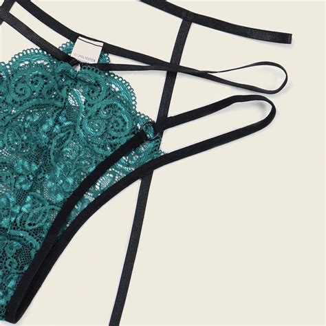Green Lace Sexy LingerieSexy Lingerie For WomenNude Etsy