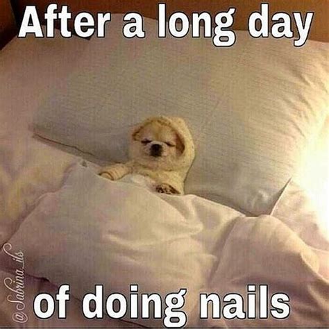 After A Long Day Of Doing Nails For All Of You Lovely Nail Artists Out