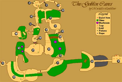 The goblin cave is a dungeon filled with goblins located east of the fishing guild and south of hemenster. The UESP: Redguard: The Goblin Caves