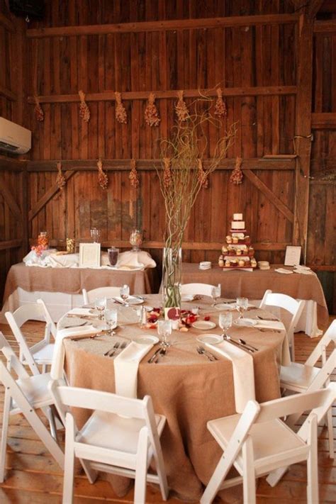 Usually a forgotten item even though they can really help spruce up the place. 30 Barn Wedding Reception Table Decoration Ideas #2558853 - Weddbook
