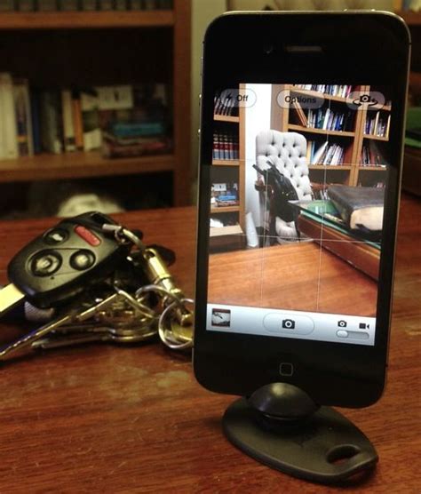 Tiltpod Keychain Iphone Stand With Images