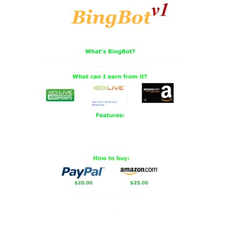 Bingbot Bing Rewards Bot