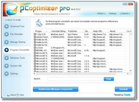 Обзор программы Pc Optimizer Pro