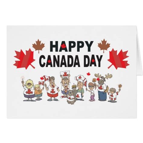 Happy Canada Day Greeting Card Zazzle