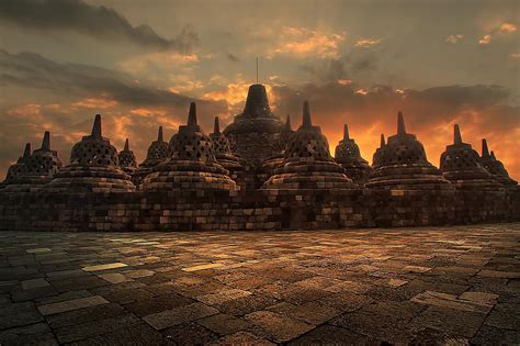 Candi Borobudur Digital Art By Irwan Setiawan Fine Art America
