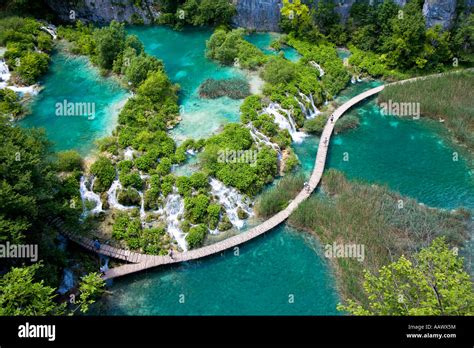 National Park Plitvicer Lakes Lika Senj Croatia Stock Photo Alamy