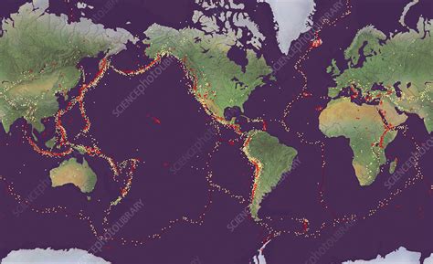 Earths Volcanoes And Earthquakes Stock Image E3650095 Science