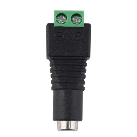 Dc 12v Power Plug Adapter Connector Female For 5050 3528 Led Strip