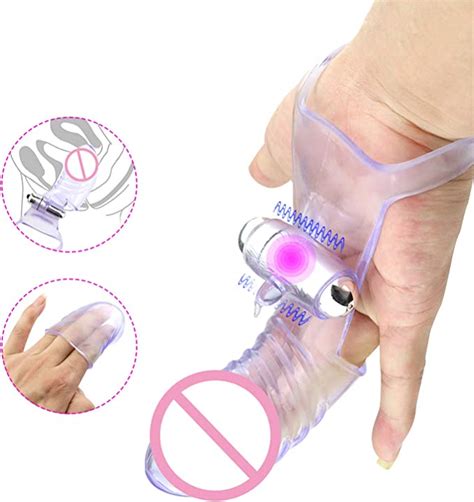 Amazon com Finger Sleeve Vîbratōr with Battery G Spót Massage Clit