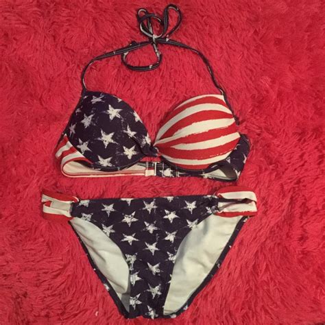 American Flag Bikini Perfect For The 4th Of July Depop