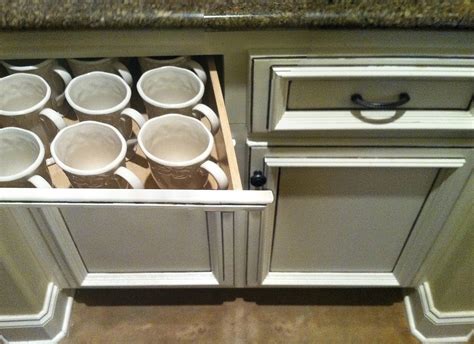 Top, and frame are solid maple ash or pine in espresso, topped with poly. Simply Functional & Easy: Coffee Cup Storage