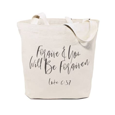 Forgive And You Will Be Forgiven Luke 637 Cotton Canvas Etsy