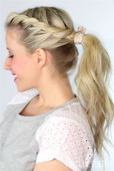 This dutch braid is not only serving a purpose, but it's also very stylish we have some great easy updos for long hair for formal affairs. Easy Updos