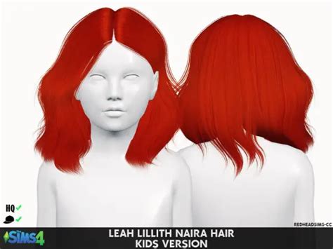 Coupure Electrique Leahlillith`s Naira Hair Retextured Sims 4 Hairs