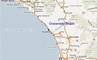 Oceanside, California Map