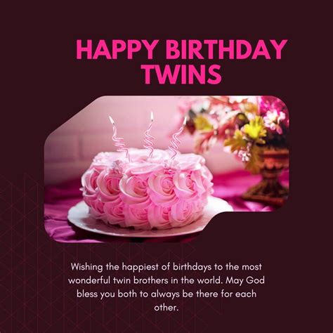 120 Birthday Wishes For Twins Happy Birthday Twins Images