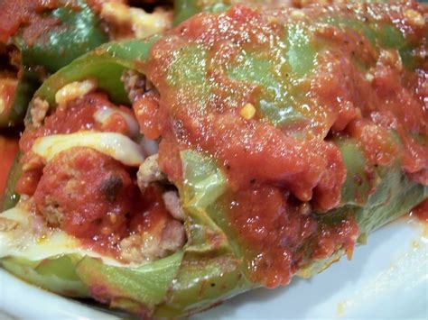 Stuffed Peppers With Sausage And Fontina Proud Italian Cook