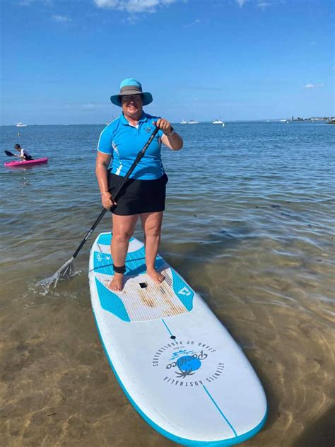 Stand Up Paddle Board Lessons Brisbane Bay Island Water Sports Bay