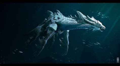 Sea Dragon Concept Briny Leviathan Me 2018 Rspecart