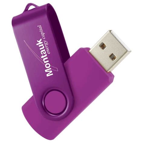 2gb Promotional Two Toned Swivel Flash Drive Imprinted Flash Drive