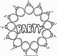 Free Pool Party Clip Art Black And White, Download Free Pool Party Clip ...